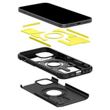 Spigen iPhone 15 Cover Tough Armor MagFit Sort
