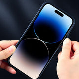 X-Level iPhone 15 Cover Stoftekstur Blå