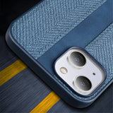 X-Level iPhone 15 Cover Stoftekstur Blå