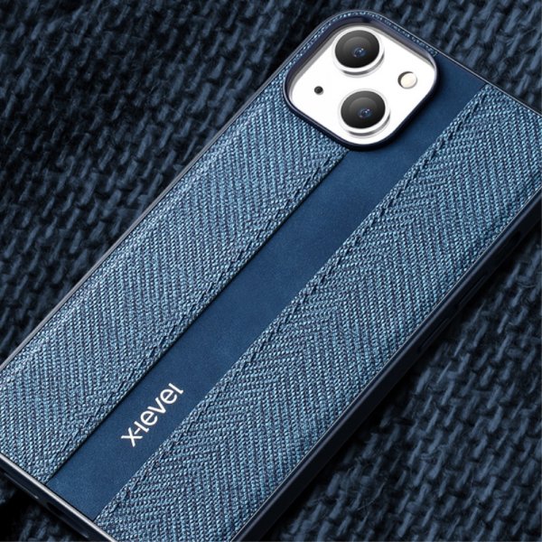 X-Level iPhone 15 Cover Stoftekstur Brun