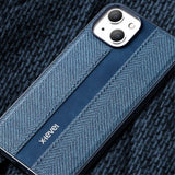 X-Level iPhone 15 Cover Stoftekstur Brun