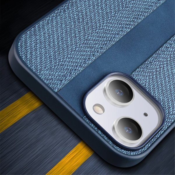 X-Level iPhone 15 Cover Stoftekstur Sort