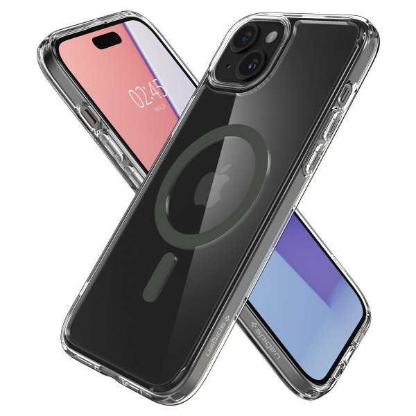 Spigen iPhone 15 Cover Ultra Hybrid MagFit Graphite