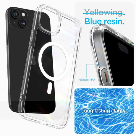 Spigen iPhone 15 Cover Ultra Hybrid MagFit Hvid