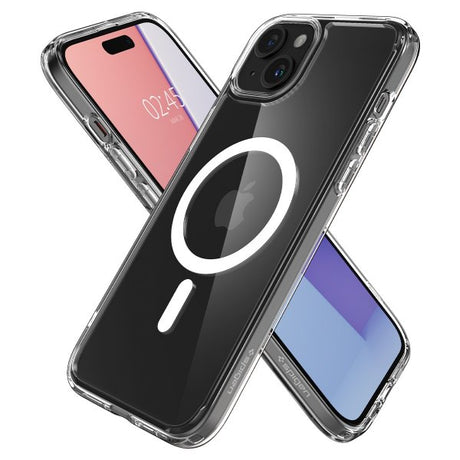 Spigen iPhone 15 Cover Ultra Hybrid MagFit Hvid