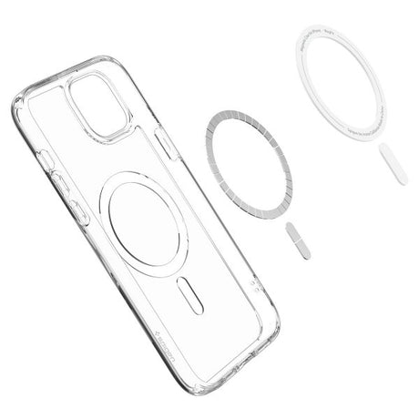 Spigen iPhone 15 Cover Ultra Hybrid MagFit Hvid