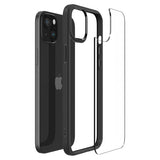 Spigen iPhone 15 Cover Ultra Hybrid Matte Matt Sort