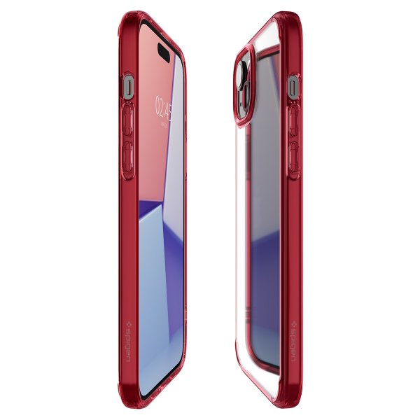 Spigen iPhone 15 Cover Ultra Hybrid Red Crystal