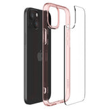 Spigen iPhone 15 Cover Ultra Hybrid Rose Crystal