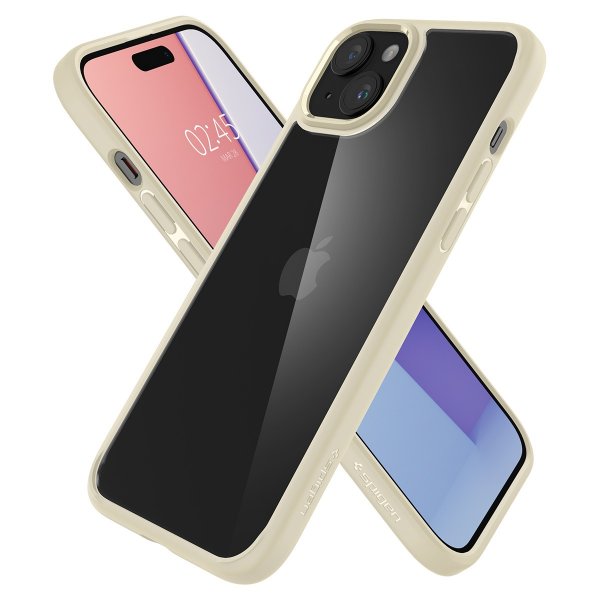 Spigen iPhone 15 Cover Ultra Hybrid Mute Beige