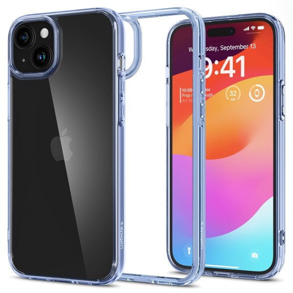Spigen iPhone 15 Cover Ultra Hybrid Sky Crystal