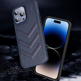 X-Level iPhone 15 Cover V-shape Blå