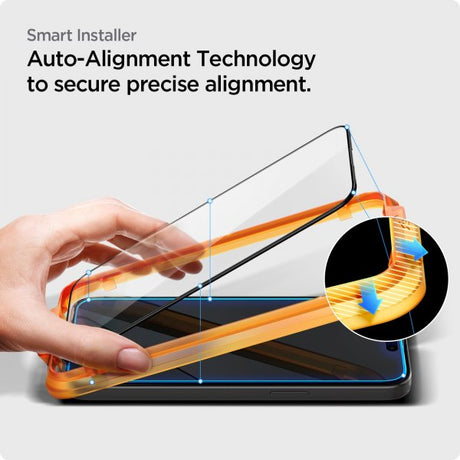 Spigen iPhone 15 Skærmbeskyttelse GLAS.tR ALIGNmaster 2-pak