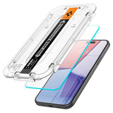 Spigen iPhone 15/iPhone 16 Skærmbeskyttelse GLAS.tR EZ Fit 2-pak