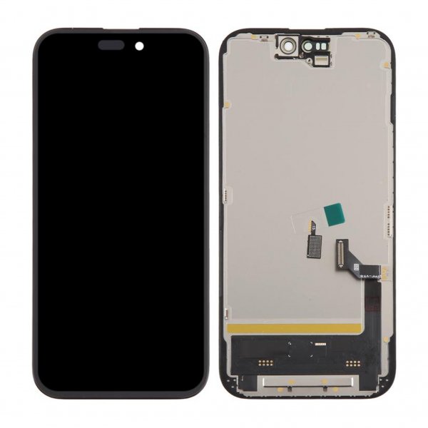 iPhone 15 Soft OLED Display Høj Kvalitet Sort (DD mærke)