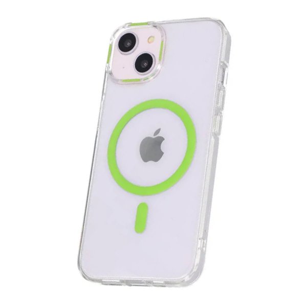 iPhone 15 Cover TPU MagSafe Grøn