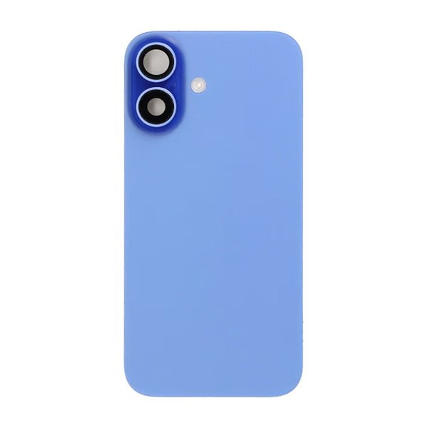 iPhone 16 Bagside Glas - Blå