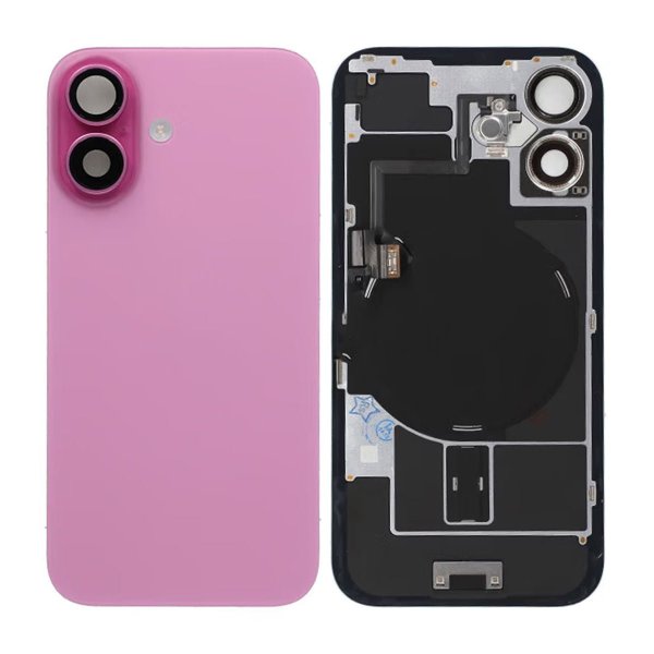 iPhone 16 Bagside Glas - Rosa