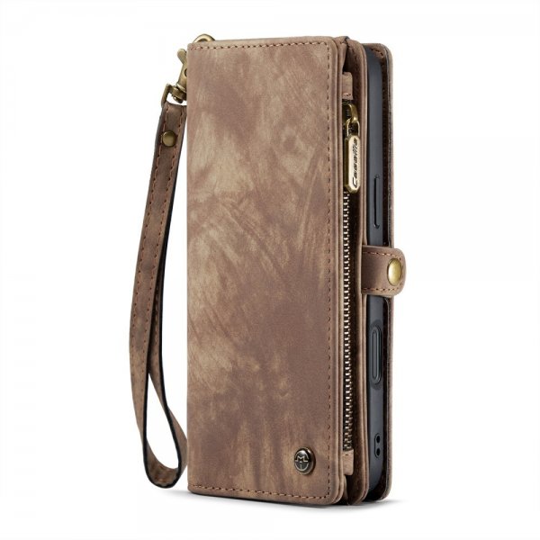 CaseMe iPhone 16 Etui 008 Series Aftageligt Cover Brun