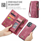 CaseMe iPhone 16 Etui 008 Series Aftageligt Cover Rød