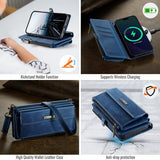 CaseMe iPhone 16 Cover C39 Serie Blå