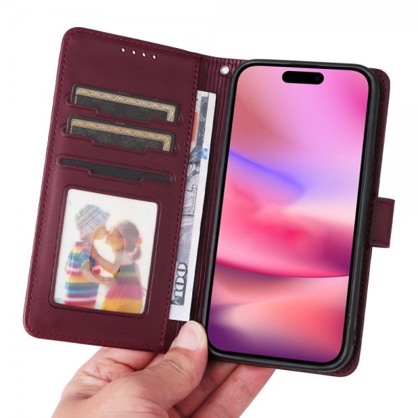 Betopnice iPhone 16 Cover med Aftageligt Cover 005 Rød