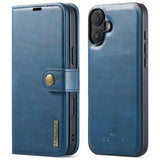 Dg.Ming iPhone 16 Cover med Aftageligt Cover Blå