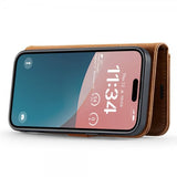 Dg.Ming iPhone 16 Cover med Aftageligt Cover Brun