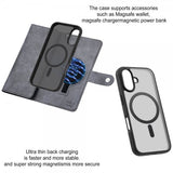 VILI iPhone 16 Cover med Aftageligt Cover GV Series MagSafe Grå
