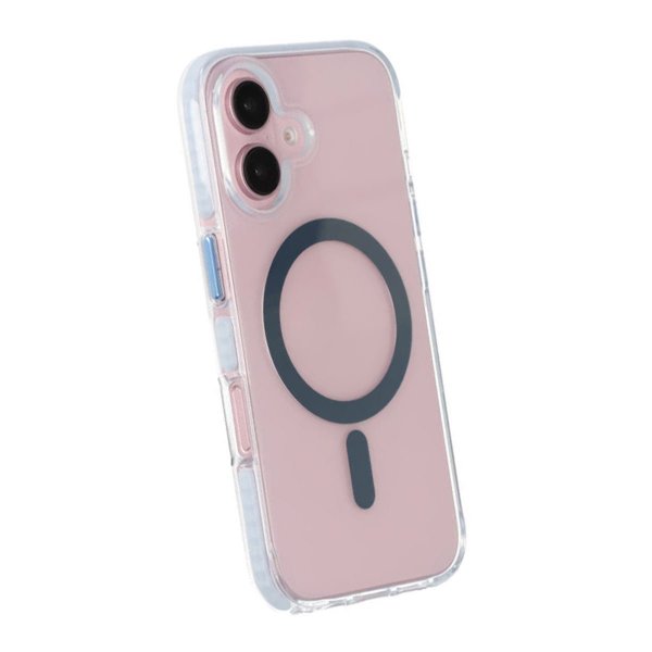 iPhone 16 Cover Stødsikkert MagSafe Blå