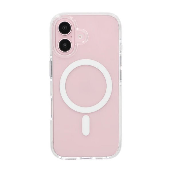 iPhone 16 Cover Stødsikker MagSafe Hvid