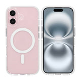 iPhone 16 Cover Stødsikker MagSafe Hvid