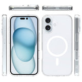 Rvelon iPhone 16 Cover TPU MagSafe Transparent
