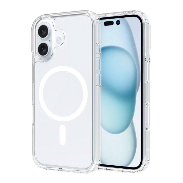 Rvelon iPhone 16 Cover TPU MagSafe Transparent