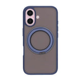 iPhone 16 Cover Roterbart MagSafe Stativ Blå