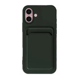 iPhone 16 Cover Kortholder Grøn