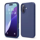 Rvelon iPhone 16 Skal Silikone Blå