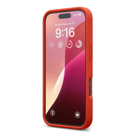 Rvelon iPhone 16 Cover Silikone Rød