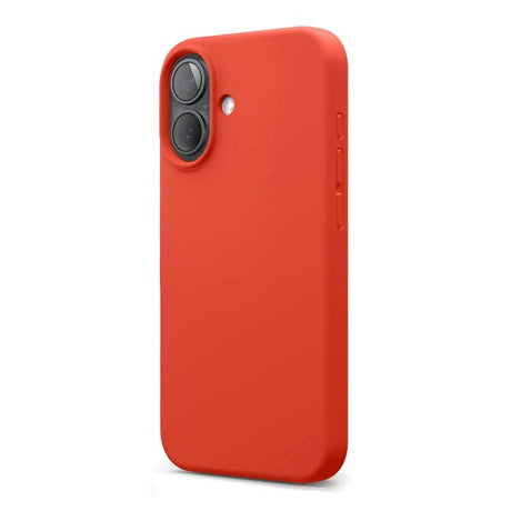 Rvelon iPhone 16 Cover Silikone Rød