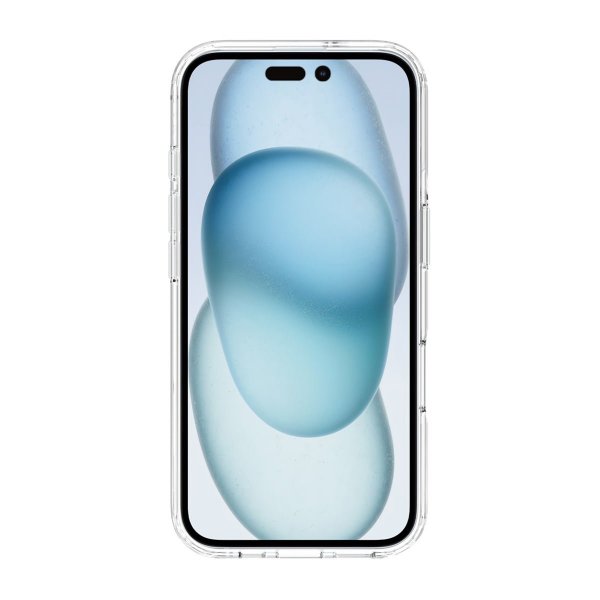 Rvelon iPhone 16 Cover Stødsikkert Transparent