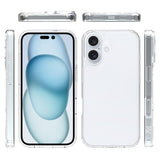 Rvelon iPhone 16 Cover Stødsikkert Transparent