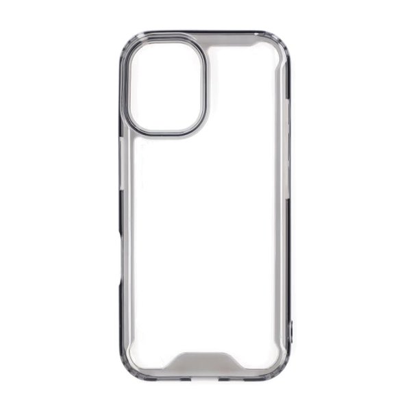 iPhone 16 Cover Stødsikkert Sort