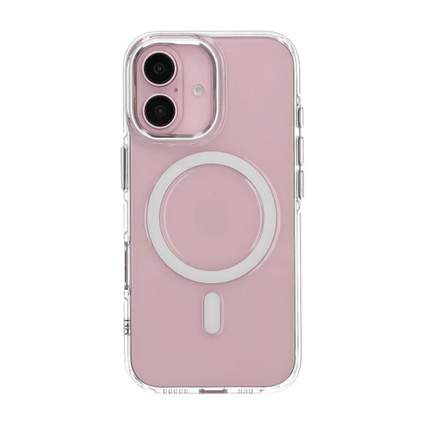 Rvelon iPhone 16 Cover Kamerakant MagSafe Transparent