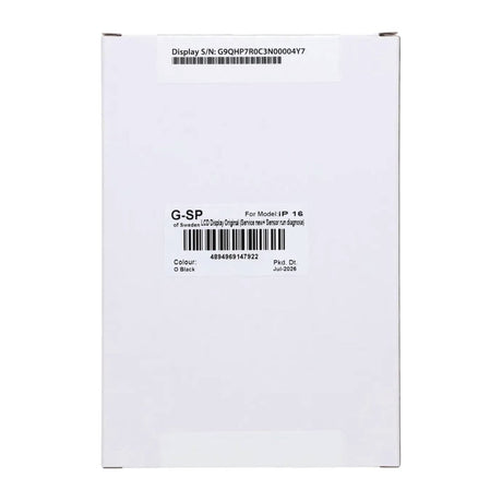 iPhone 16 OLED-skærm original – Sensor-diagnostik