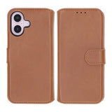 Rvelon iPhone 16 Etui Magnetisk Aftageligt Cover Brun