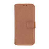 Rvelon iPhone 16 Etui Magnetisk Aftageligt Cover Brun