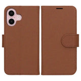 iPhone 16 Cover med Stativ Brun