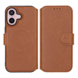 Rvelon iPhone 16 Cover 4 Kortrum MagSafe Brun
