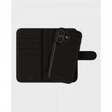 holdit iPhone 16 Plus Cover Wallet Case Magnet Plus Sort