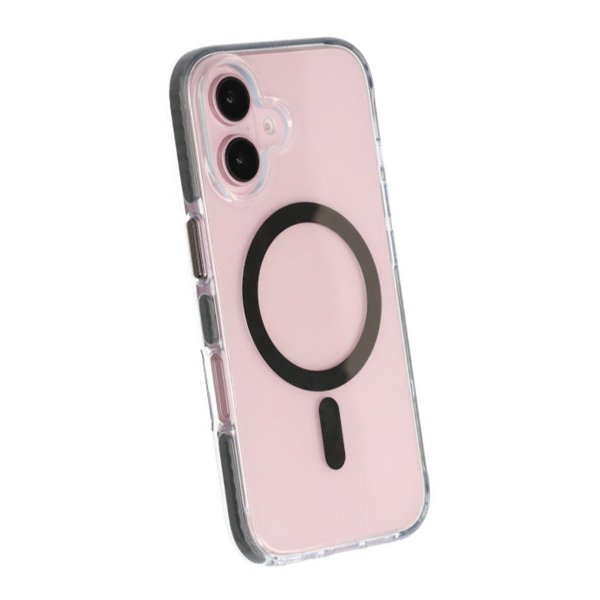 iPhone 16 Plus Cover Stødsikkert MagSafe Grå